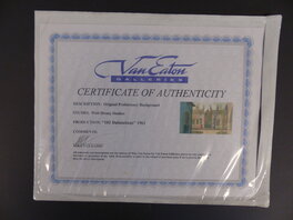 Certificat d'authenticité