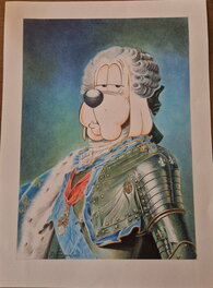 Henri Dufranne - Roi Louis Luron - Original Illustration