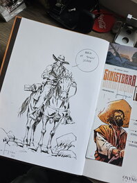 Germano Giorgiani - Dedicace SINISTERRA - Illustration originale