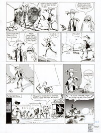 Blutch - Les Indomptés – Hommage à Lucky Luke – Planche originale 44 - Planche originale
