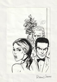 Gérald Forton - Bob Morane - Illustration originale