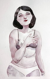 Grazia La Padula - Itinéraire d'une garce - Original Illustration