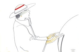 Moebius - Parapsychologie - Grand format - 1990 - Illustration originale