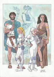 Jorge Miguel - Omula et Rema - Illustration originale