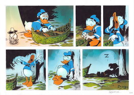 Federico Bertolucci - Les Vacances de Donald - Illustration originale