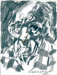 Alberto Breccia - Breccia Selfportrait - Planche originale