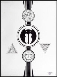 Philippe Druillet - Druillet - Delirius start page - Planche originale