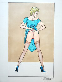 Renaud - JESSICA BLANDY   couleur directe - Original Illustration
