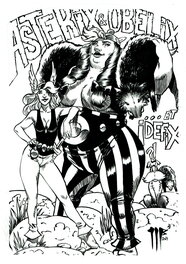 Philippe Bringel - Les deux gauloises - Original Illustration