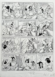 Roger Bussemey - Bussemey : Planche de Mocky et Poupy - Comic Strip