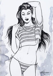 Birago Balzano - Frau murder - Original Illustration