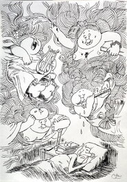 Erwan Obion - Bédebiles - Planche originale