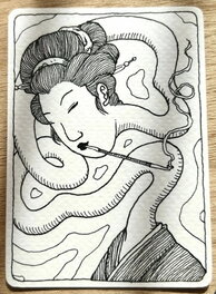 Tak - Carte - Illustration originale