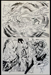 Fernando Dagnino - Justice league - generation lost - Planche originale