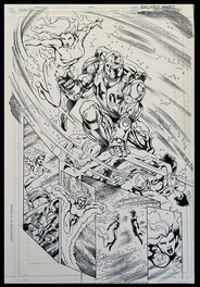 Fernando Dagnino - Justice league- generation lost - Planche originale