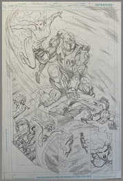 Fernando Dagnino - Justice League- Generation LOst - Planche originale