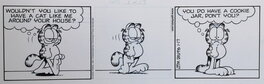 Jim Davis - Carfield - Planche originale