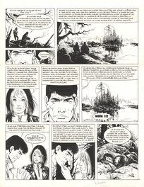 William Vance - Planche originale XIII tome 15 - Lâchez les chiens! - Planche originale