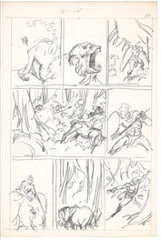 John Buscema - Tarzan Lord of the Jungle #7 | Marvel Comics | pencil prelim - Œuvre originale