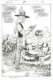 John Byrne - Marvel Fanfare - Planche originale
