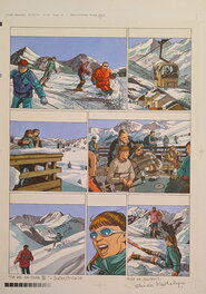 Dina Kathelyn - La vie en rose 3 - planche 9 - Mise en couleur