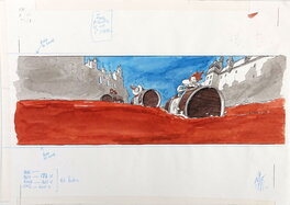 Mise en couleur à l'aquarelle