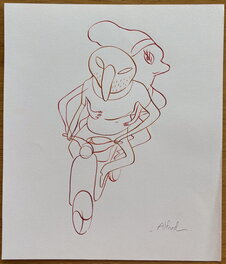Alfred - Dessin inédit - Illustration originale