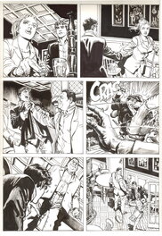 Daniele Bigliardo - Bigliardo, MAXI Dylan Dog #28, SVEGLIARSI IERI, planche n°19, 2016 - Planche originale