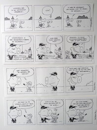 Luc Cromheecke - 4 strips originaux (2) de "Taco Zip" - Planche originale