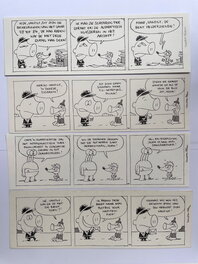 Luc Cromheecke - 4 strips originaux de "Taco Zip" - Comic Strip
