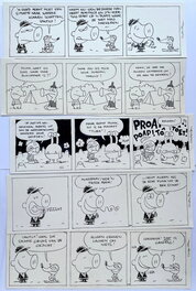 Luc Cromheecke - 5 strips originaux de "Taco Zip" - Planche originale