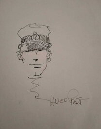 Hugo Pratt - Corto Maltese Portrait - Original Illustration