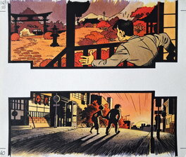 Ben Radis - "Kora et les Yakusas" - Illustration page 23 - Illustration originale