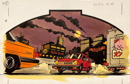 Ben Radis - "Kora et les Yakusas" - Illustration page 5 - Original Illustration