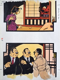 Ben Radis - "Kora et les Yakusas" - Illustrations page 10 - Illustration originale