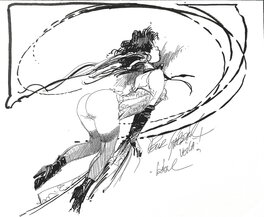 Régis Loisel - Divas /  La guêpière - Illustration originale