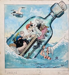 Jean Marcellin - 1965 - Une bouteille à la mer ! - Couverture originale