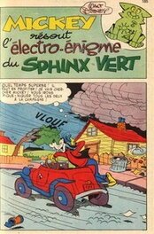 1Ère page en couleur de l'histoire dans le Mickey Parade n°1319 Bis