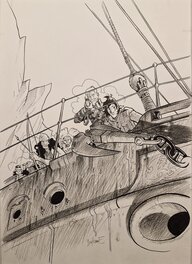 Matthieu Bonhomme - Bonhomme - Esteban - couverture tome 5 - Couverture originale