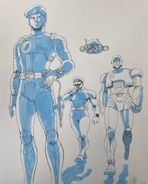 Alexis Tallone - Capitaine Flam - Couverture originale