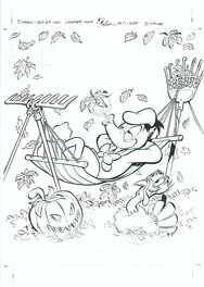 Arild Midthun - Ente Dank! - Herbst in Entenhausen | Donald Duck | Cover - Couverture originale