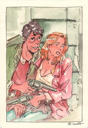 Bastien Vivès - Bastien Vives - Lune de miel  - Midi entre quatre planches - 10 - Original Illustration