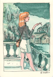 Bastien Vivès - Bastien Vives - Lune de miel  - Midi entre quatre planches - 8 - Original Illustration