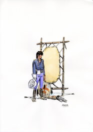 Blutch - Sur la Piste de Blueberry – quatrième de couverture - Original Illustration