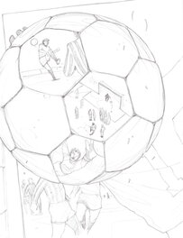 Paolo Castaldi - La main de Dieu [Diego Armando Maradona] - Planche originale