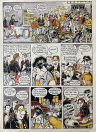 Frank Margerin - Lucien et Nanard - Planche originale