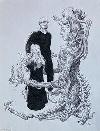 José Roosevelt - La sculpture - Original Illustration