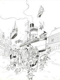 Olivier Frasier - Olivier Frasier - Affiche de Festival - Illustration originale