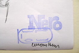 Tampon "Nero" + signature Tampon "Nero" + signature