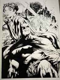 Mark Farmer - Batman & Catwoman - Illustration originale